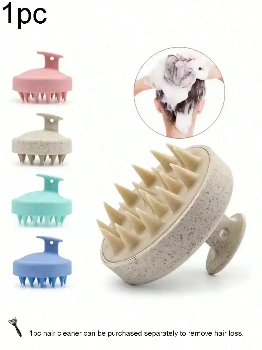 Hair Care Clinic - 1pc Soft Silicone Scalp Massage Shampoo