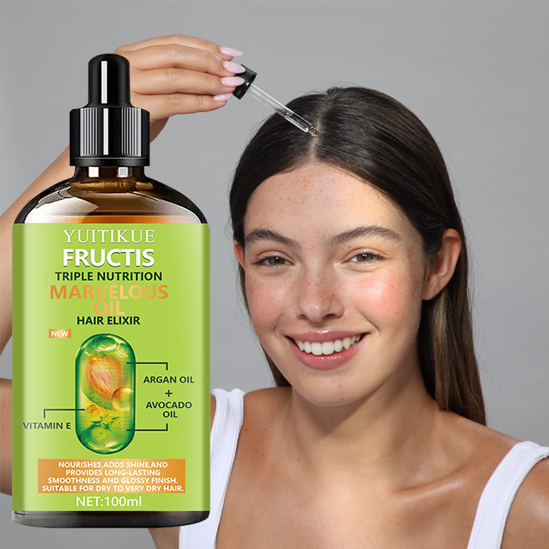 Hair Care Vitamin E - YUITIKUE Triple Nutrition Marvelous Hair Oil