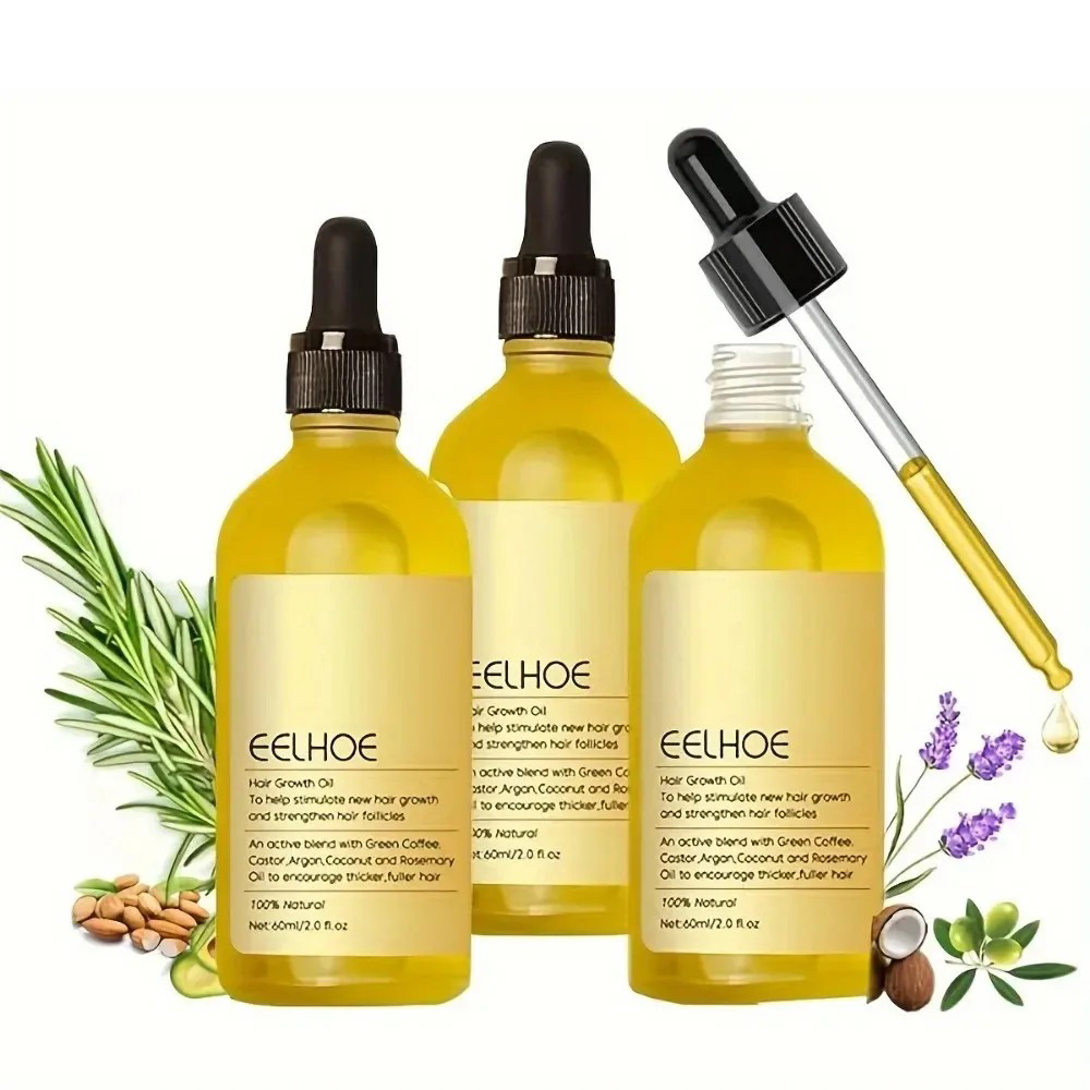 Caffeine Hair Serum - 1/2/3pcs Natural Hair Growth Oil Rosemary