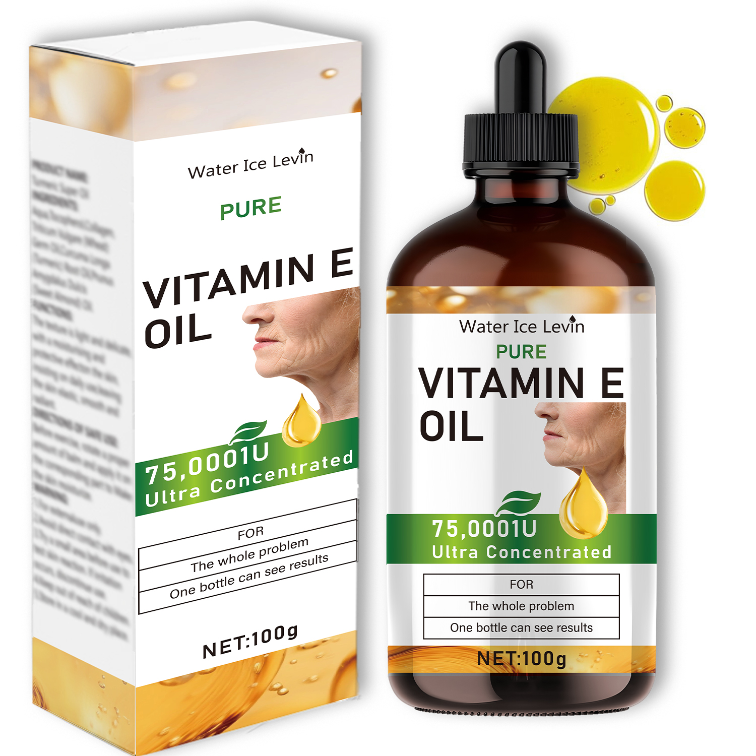 Hair Care Vitamin E - 100ml Natural Vitamin E Essential Oil,