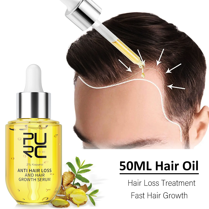 Caffeine Hair Serum - PURC Biotin Ginger Hair Growth Products