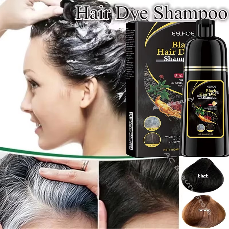 100ml Natural Herbal Hair Dye  - огляд і ціна Purple Toning Shampoo