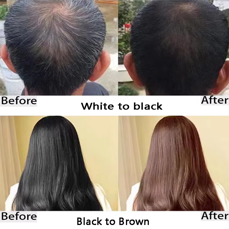 100ml Natural Herbal Hair Dye  - огляд і ціна Purple Toning Shampoo