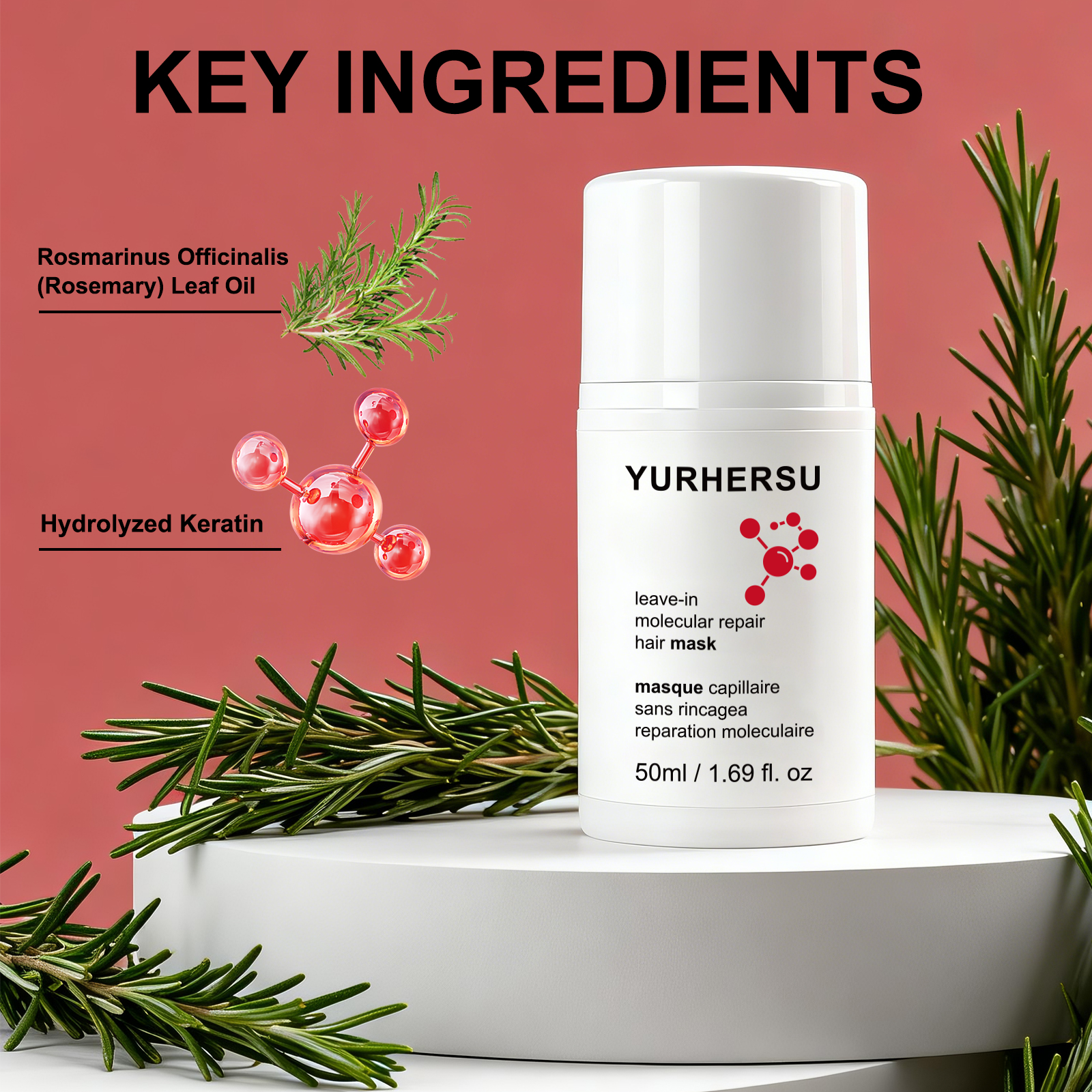 Leave-In Hair Mask Deep Repair - огляд і ціна Hair Care Hair Mask