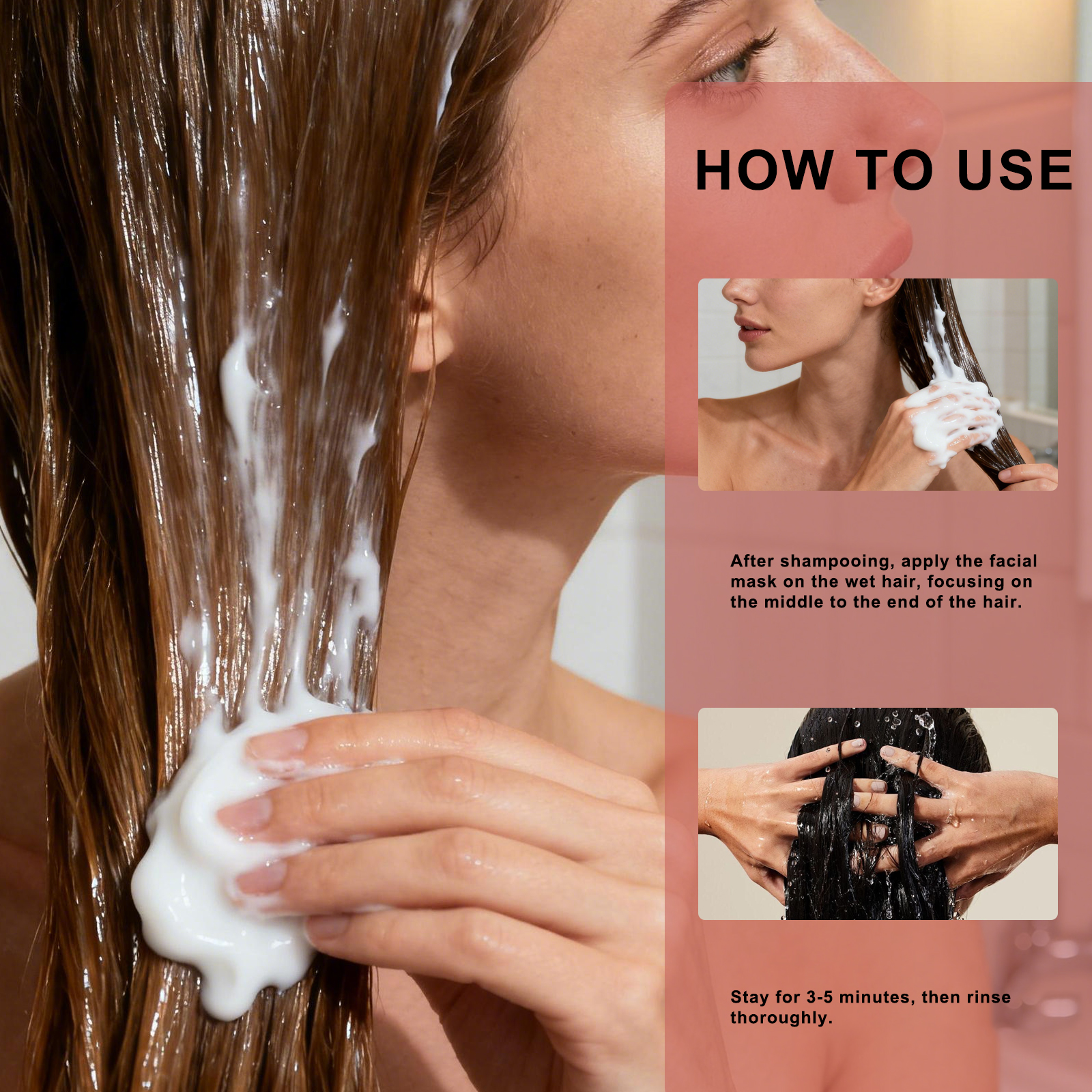 Leave-In Hair Mask Deep Repair - огляд і ціна Hair Care Hair Mask