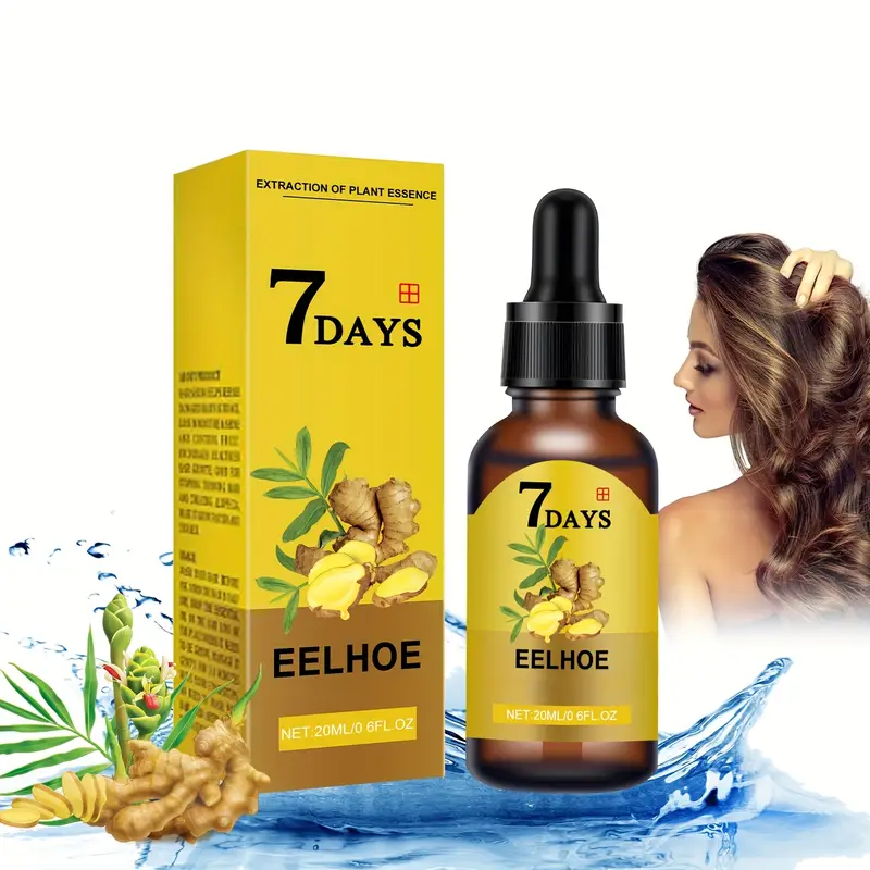 40ml Ginger Hair Essentail Oil - огляд і ціна Caffeine Hair Serum