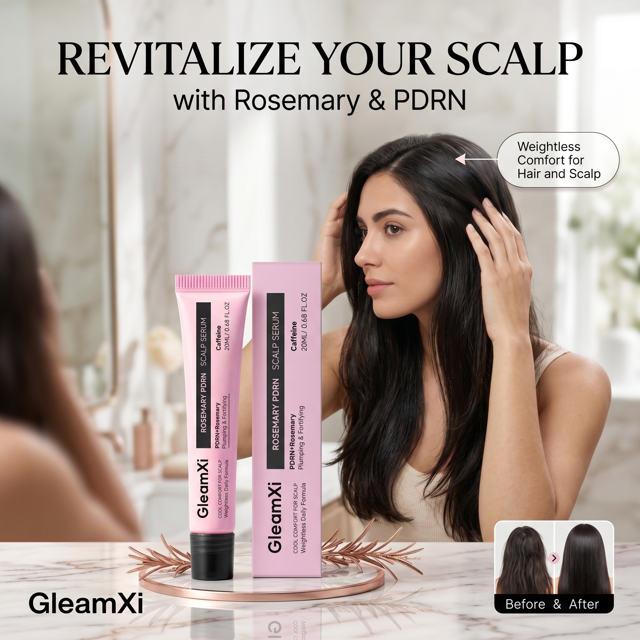 Rosemary PDRN Scalp Serum Nour - огляд і ціна Caffeine Hair Serum