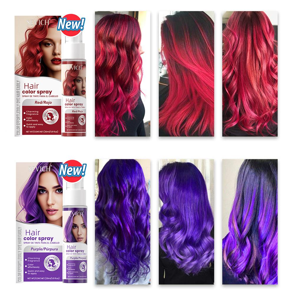 8 Colors Temporary Hair Color  - огляд і ціна Purple Toning Shampoo