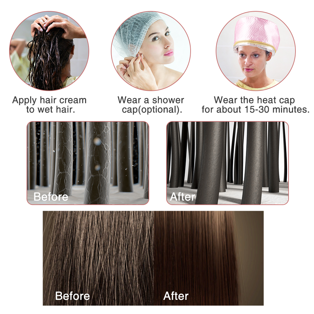 Hair Steamer Cap 220V Electric - огляд і ціна Deep Conditioner Mask