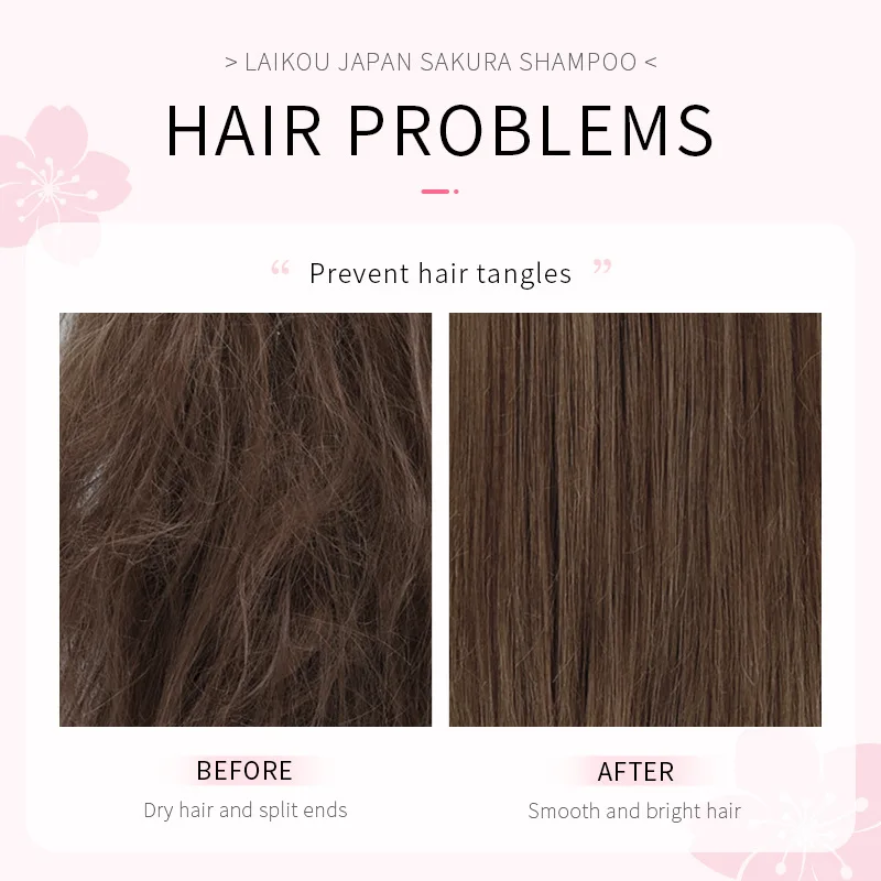 LAIKOU Japan Sakura  Shampoo R - огляд і ціна Hair Care Vitamin E