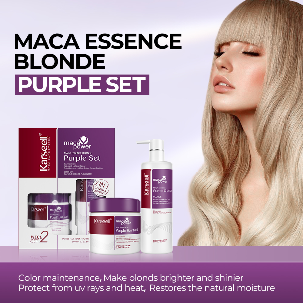 Karseell Purple Hair Mask Purp - огляд і ціна Purple Toning Shampoo