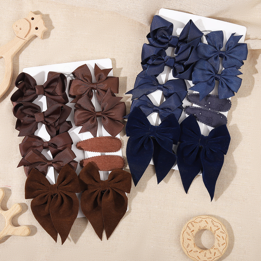 10Pcs/set Bows Hair Clip Set f - огляд і ціна Hair Care Gift Set
