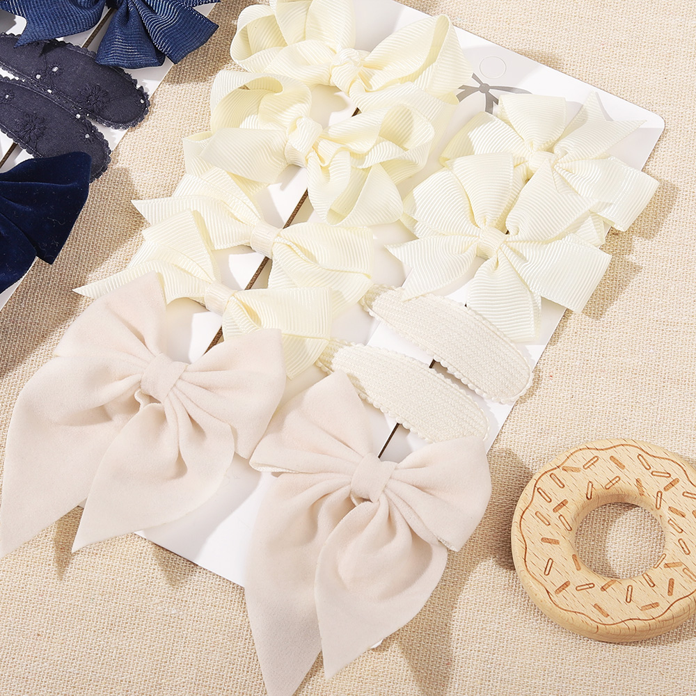 10Pcs/set Bows Hair Clip Set f - огляд і ціна Hair Care Gift Set