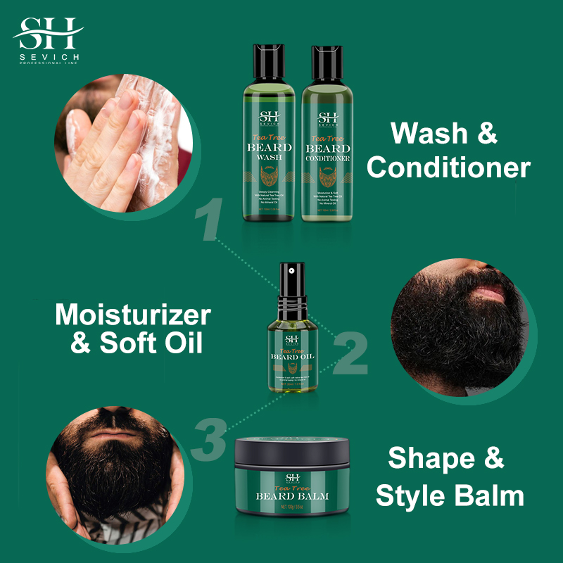 Sevich Tea Tree Beard Care Ser - огляд і ціна Caffeine Hair Serum