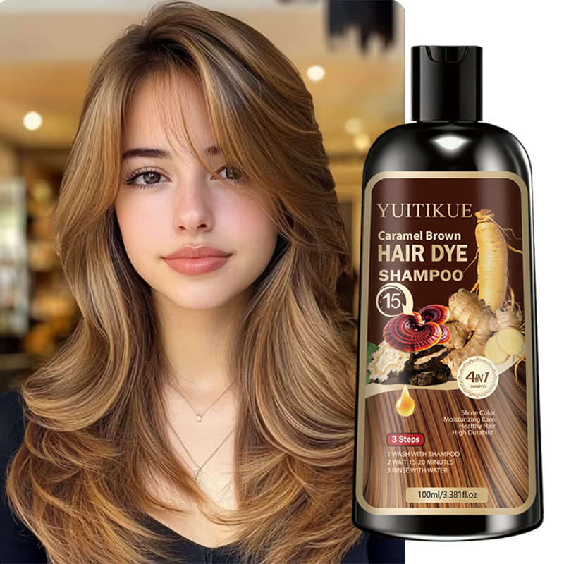 YUITIKUE Caramel Brown Hair Dy - огляд і ціна Hair Care Ginseng