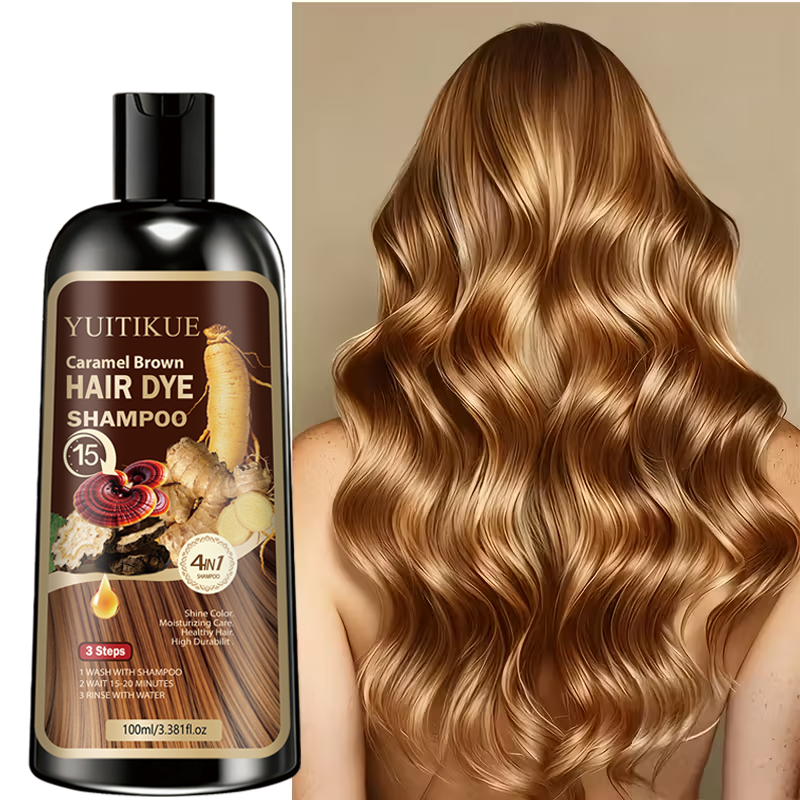 YUITIKUE Caramel Brown Hair Dy - огляд і ціна Hair Care Ginseng