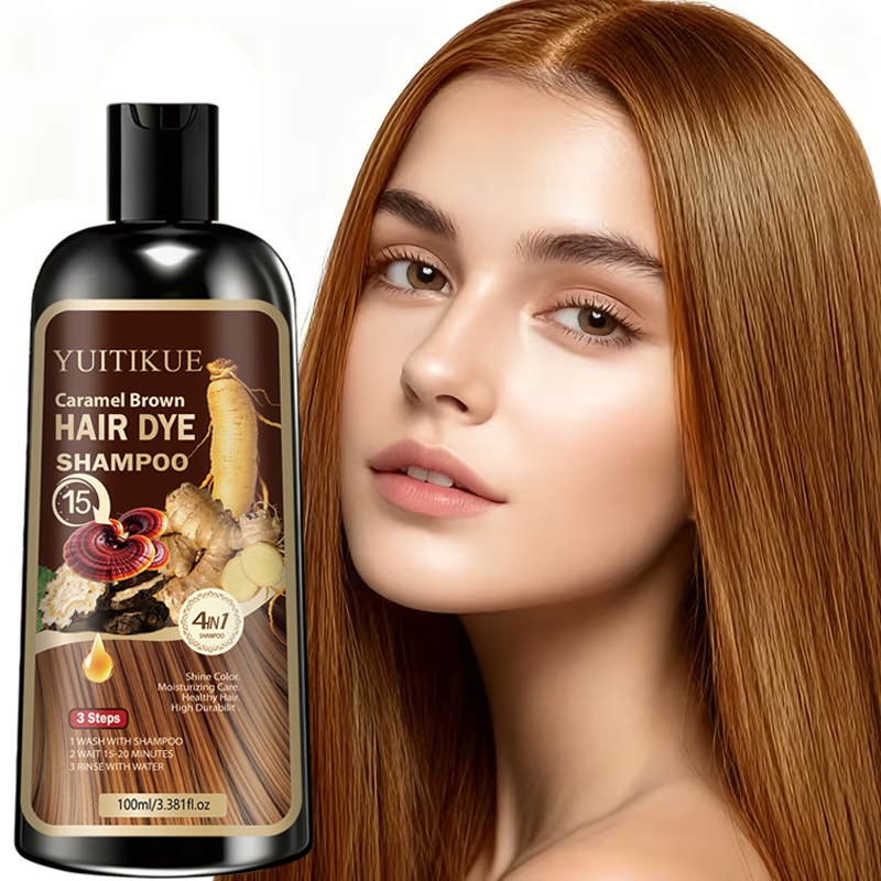 YUITIKUE Caramel Brown Hair Dy - огляд і ціна Hair Care Ginseng