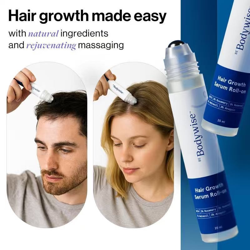Bodywise Hair Roll-On Serum Pl - огляд і ціна Caffeine Hair Serum