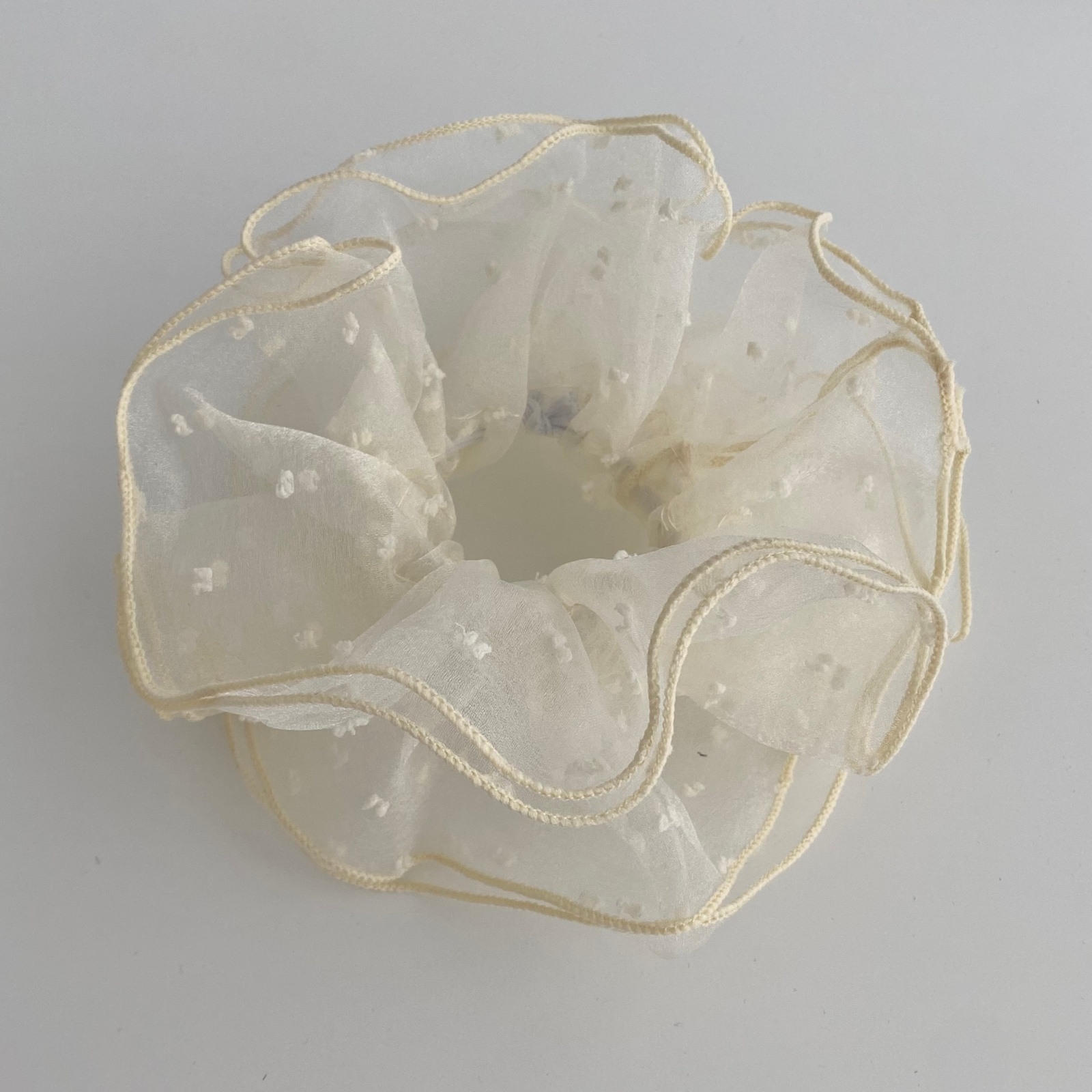 1PC Summer Ruffled Sheer Tulle - огляд і ціна Hair Net Invisible