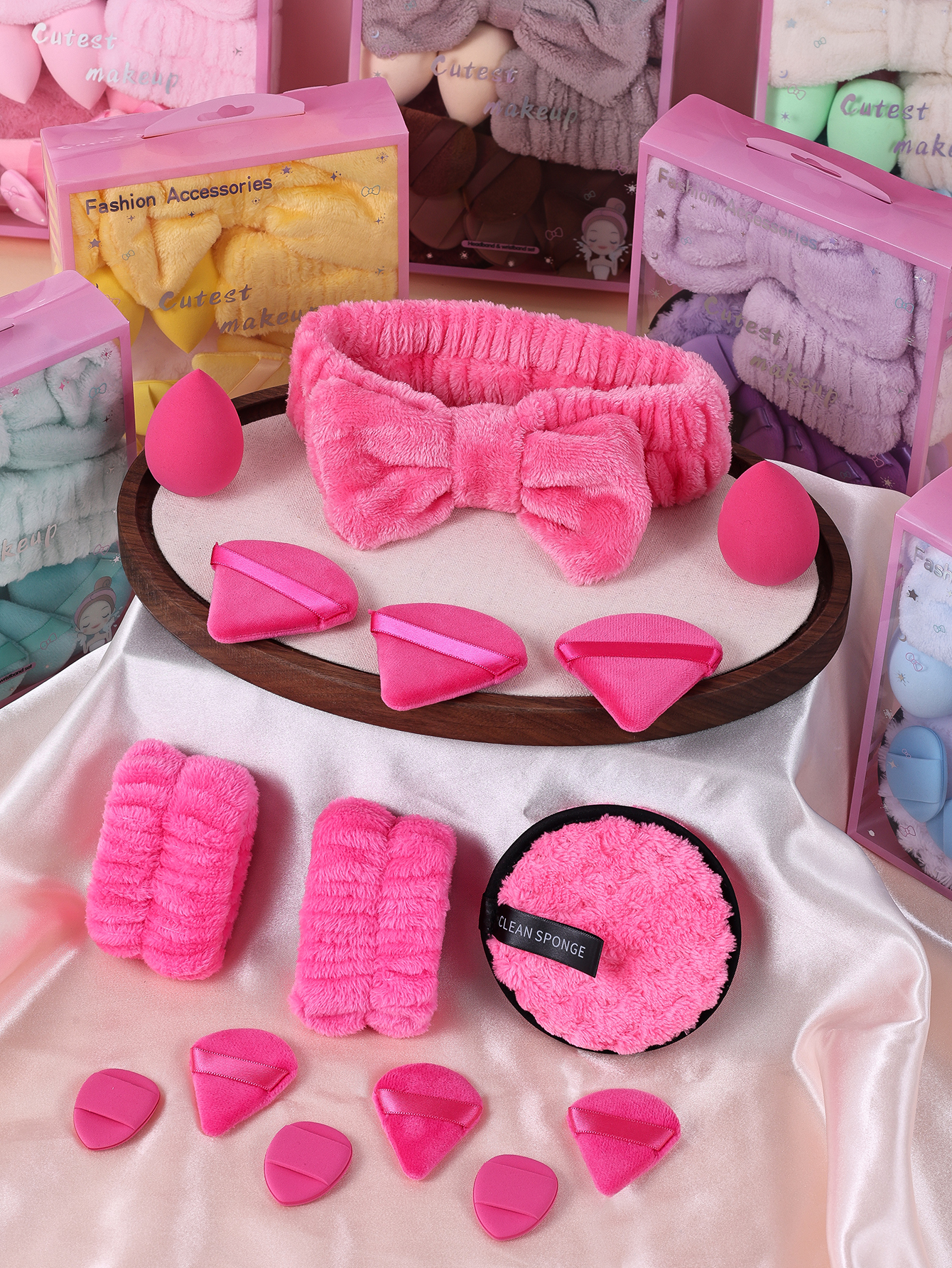 15pcs Women Wash Face Spa Hair - огляд і ціна Hair Care Gift Set