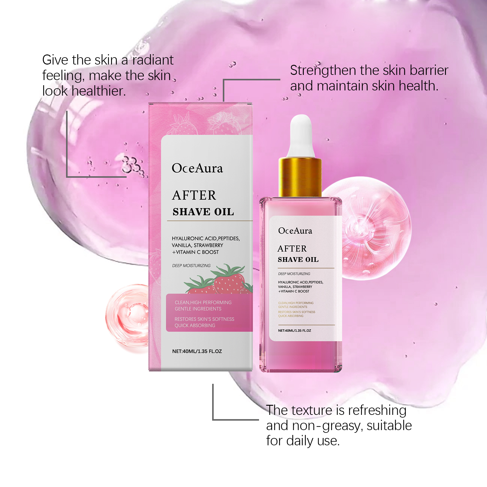 Strawberry After Shave Oil Pos - огляд і ціна Hair Care Vitamin E