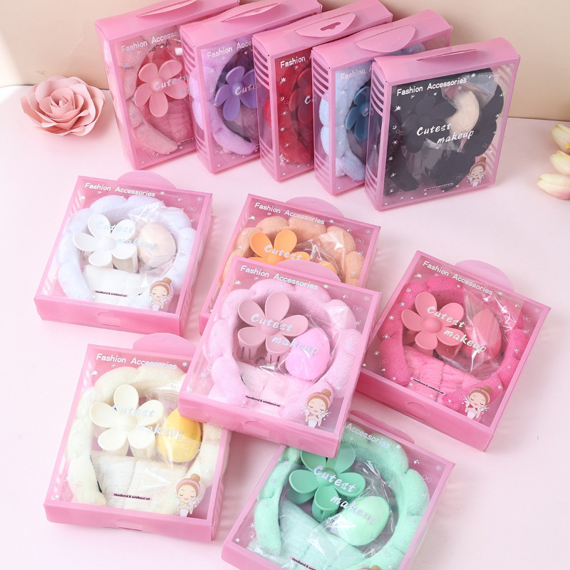 5pcs/set Headband Wristbands f - огляд і ціна Hair Care Gift Set