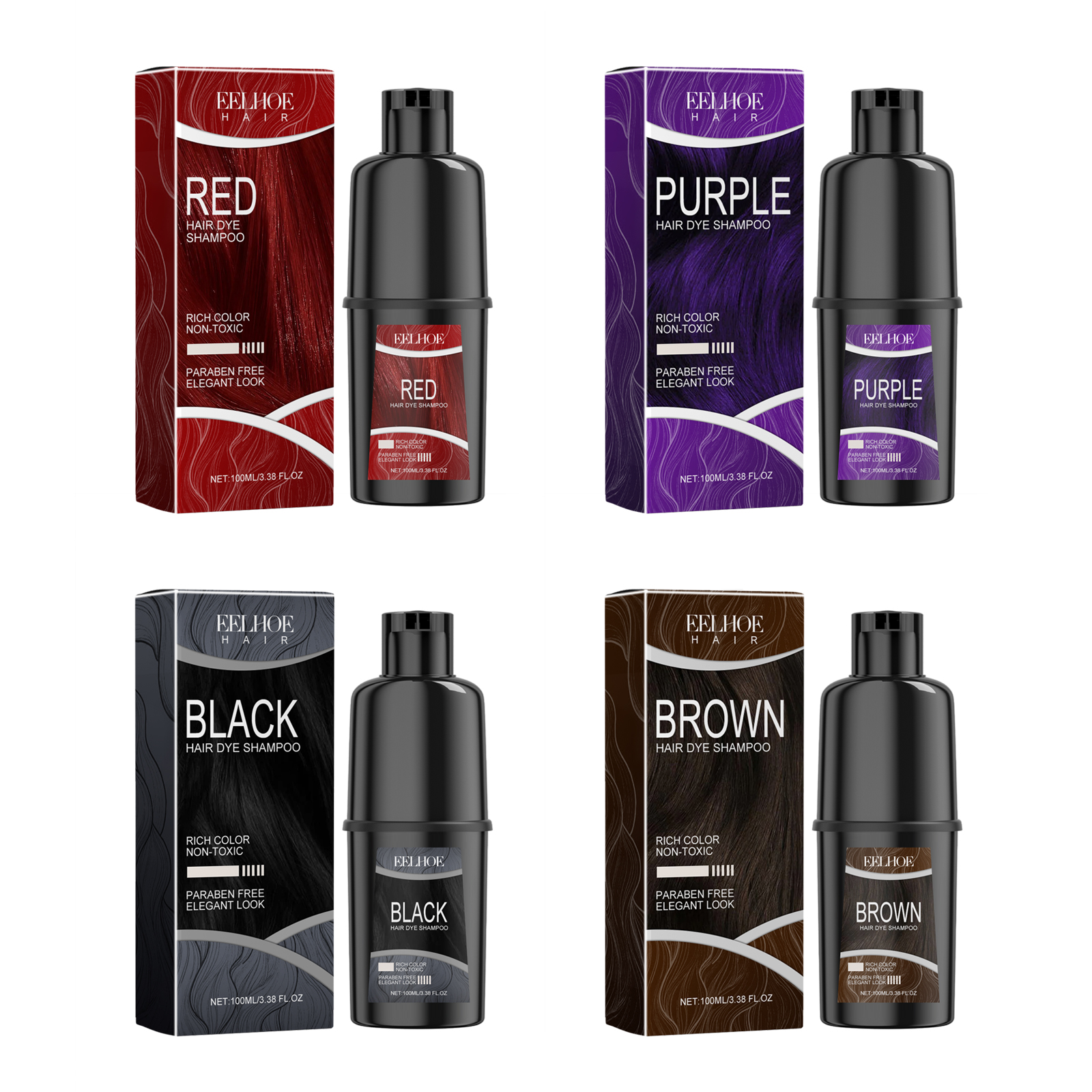Natural Hair Dye Shampoo Perma - огляд і ціна Purple Toning Shampoo