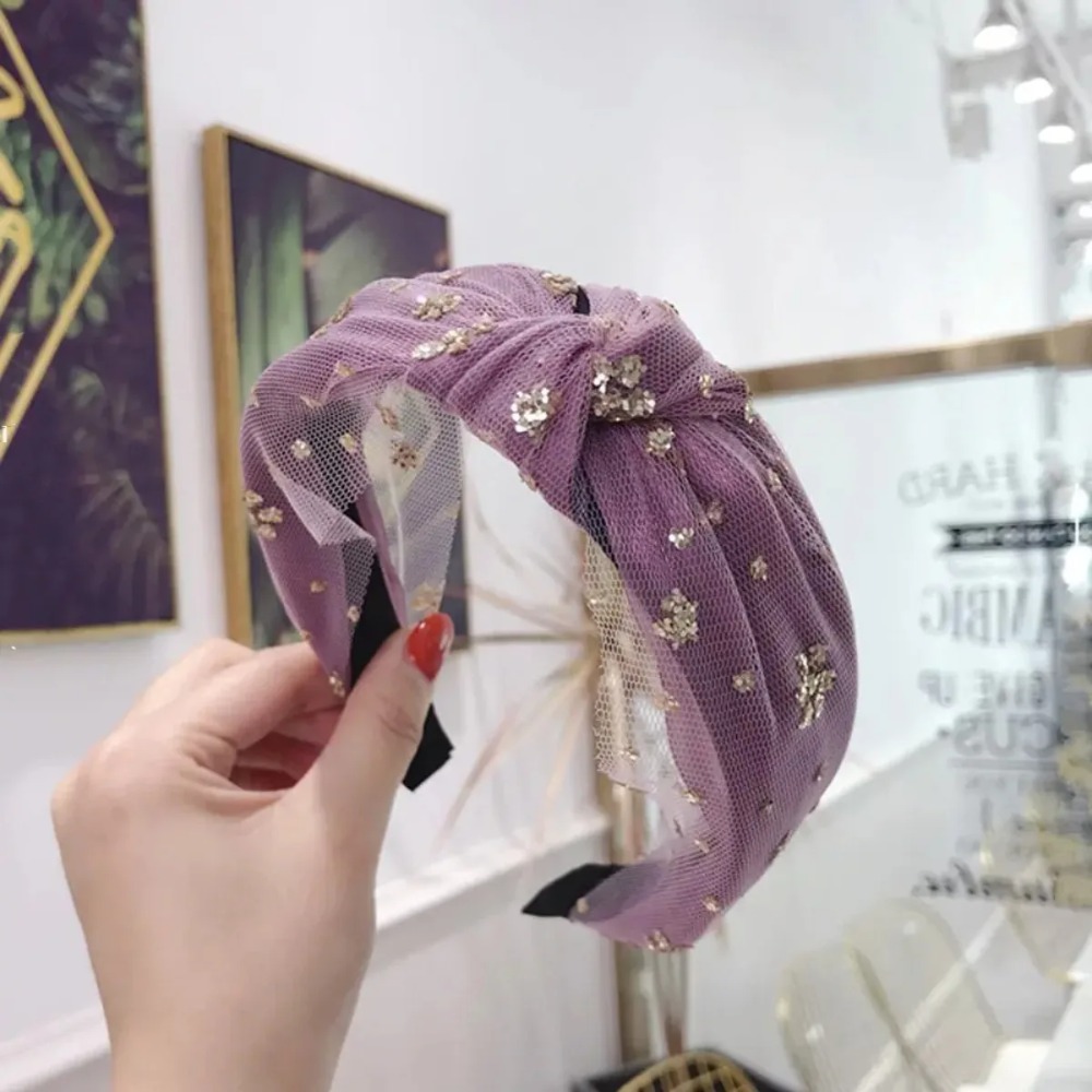 1PC Bohemian Mesh Yarn Headban - огляд і ціна Hair Net Invisible