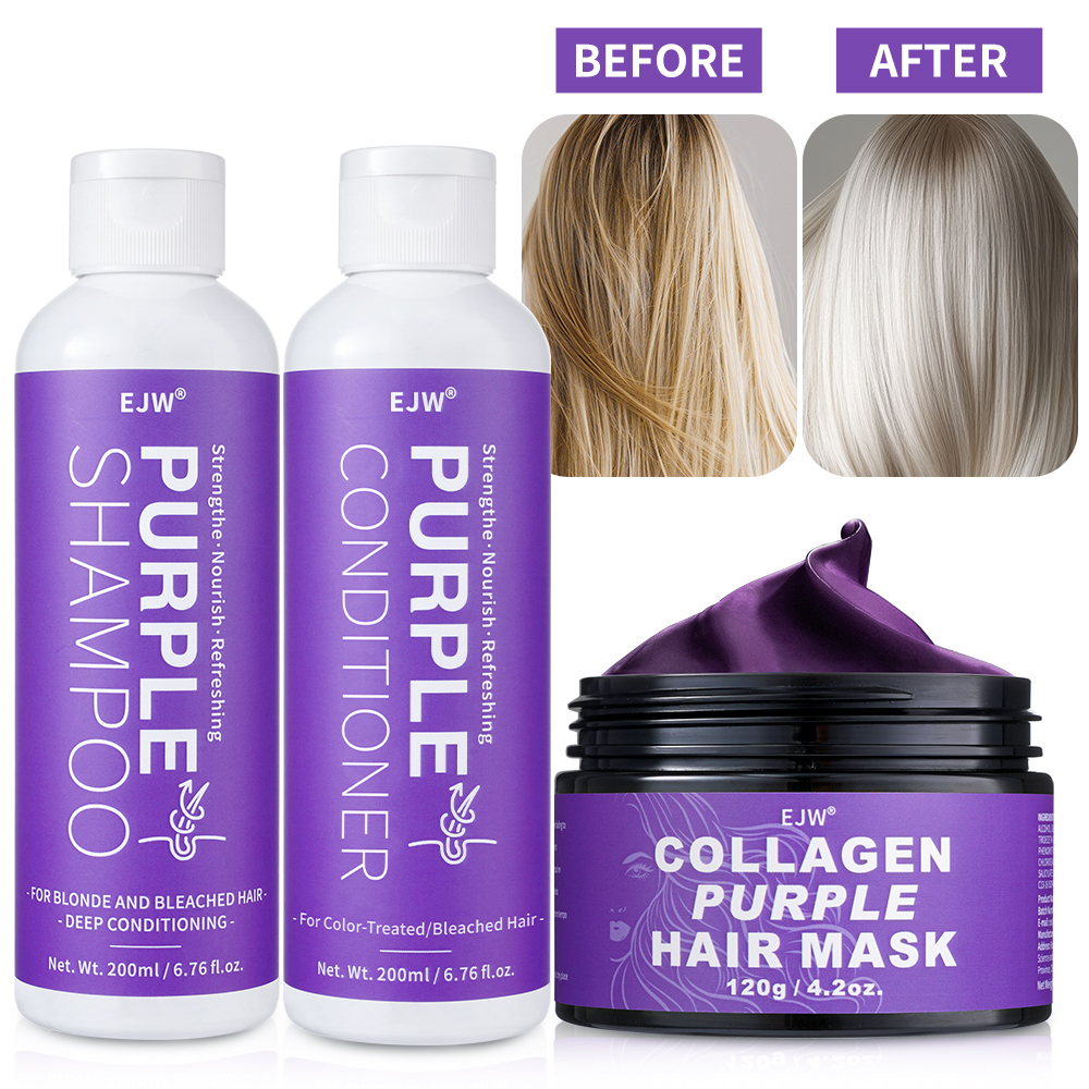 EJW Purple Shampoo & Condition - огляд і ціна Purple Toning Shampoo
