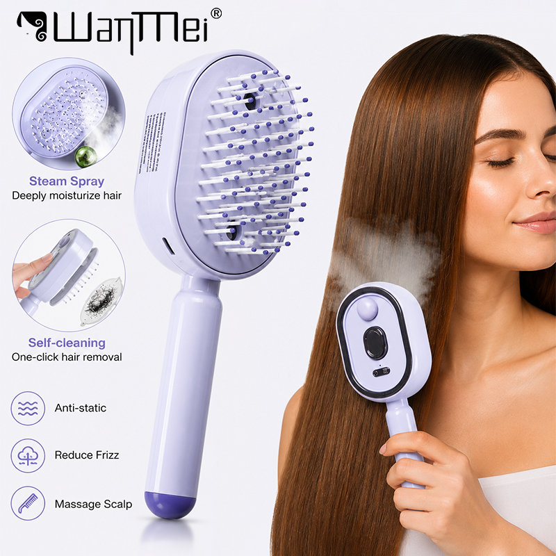 1set Steam Spray Hair Brush Se - огляд і ціна Hair Care Is Self Care
