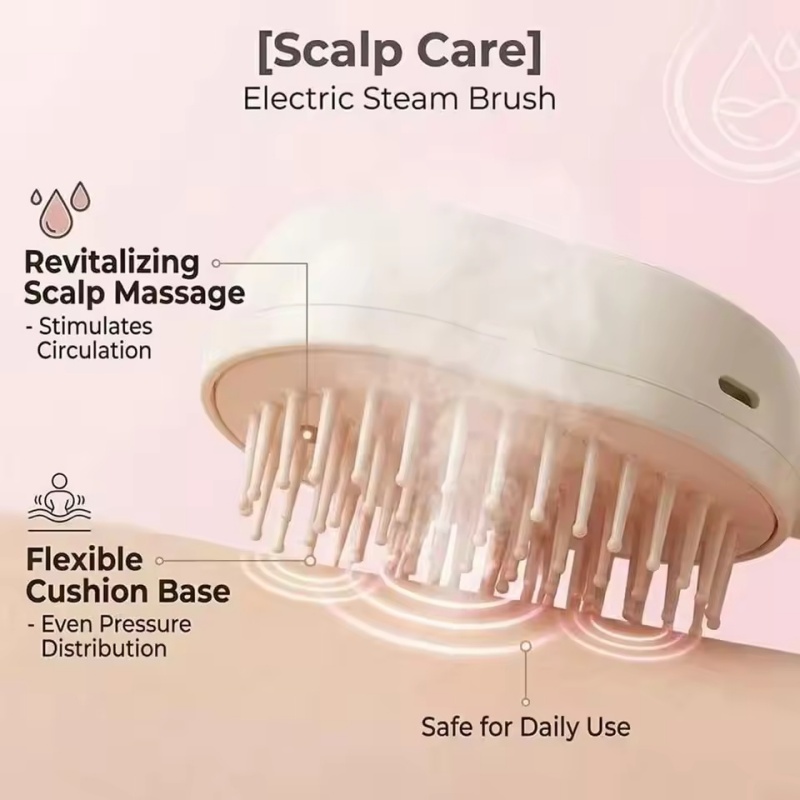1set Steam Spray Hair Brush Se - огляд і ціна Hair Care Is Self Care