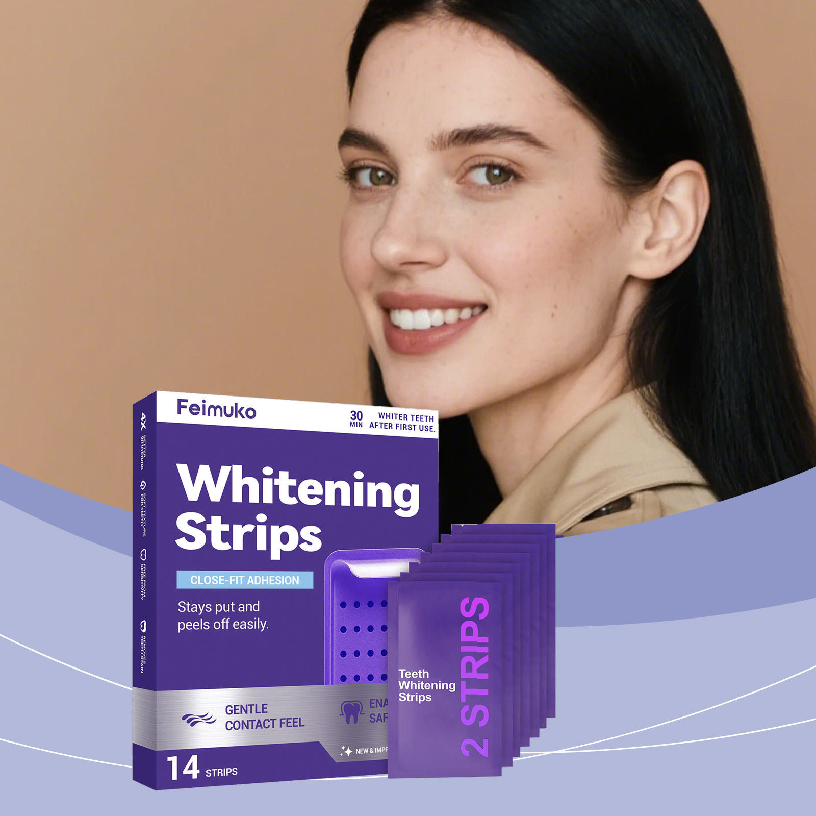 Purple Teeth Whitening Strips  - огляд і ціна Purple Toning Shampoo