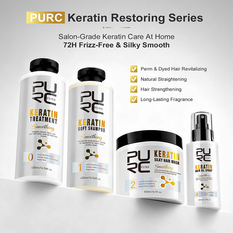 PURC Keratin Treatment Hair Ca - огляд і ціна Hair Care Hair Mask