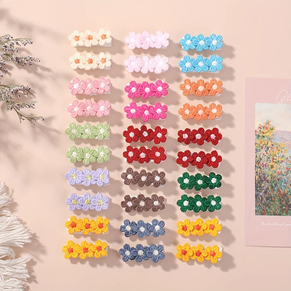 10Pcs/Set Baby Mini Flower Hai - огляд і ціна Hair Care Gift Set