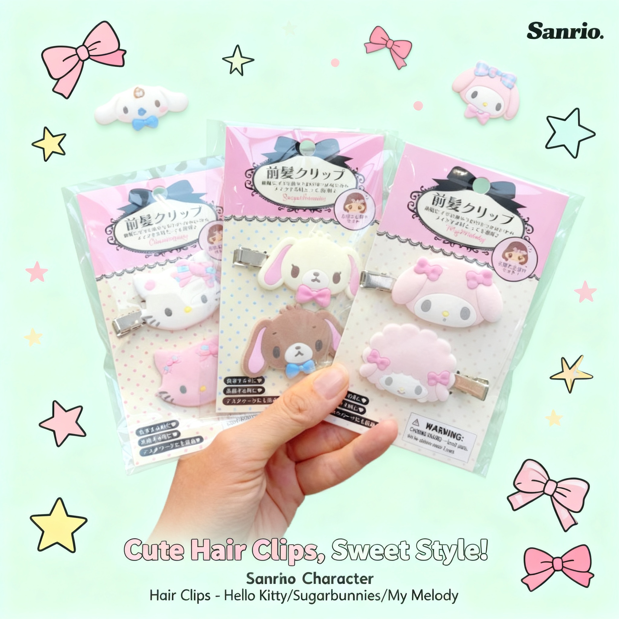 Kawaii Sugarbunnies Hairpin Ca - огляд і ціна Hair Care Gift Set