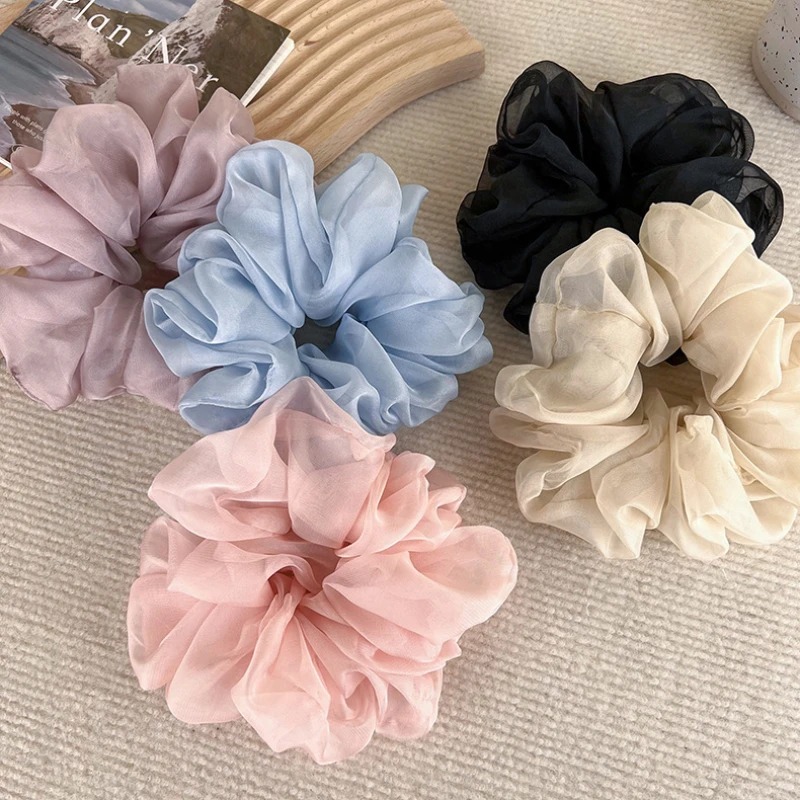 1/5Pcs Solid Color Mesh Yarn S - огляд і ціна Hair Net Invisible