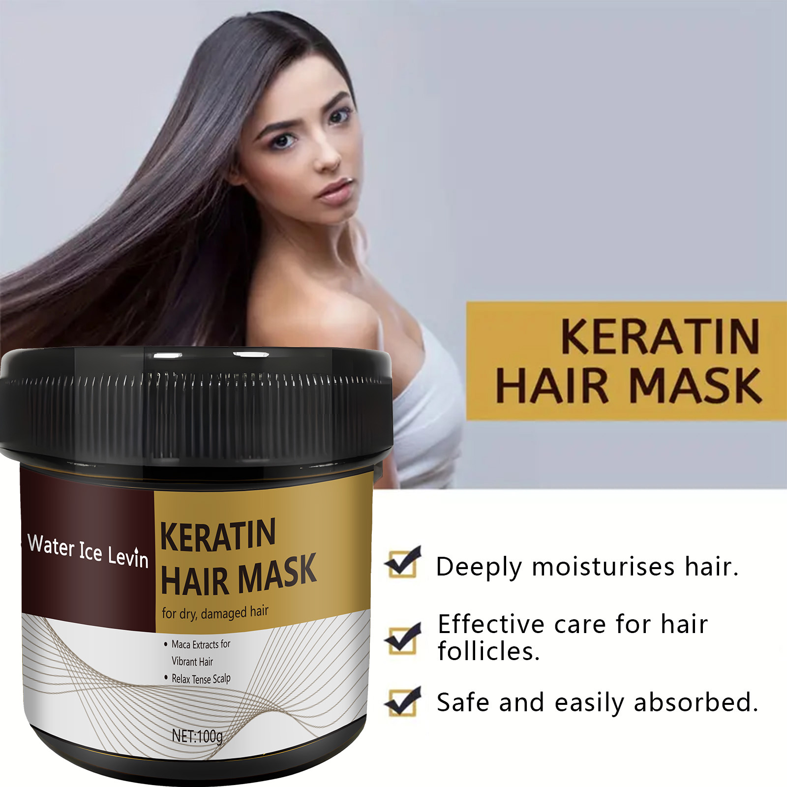 Magical Keratin Hair Mask For  - огляд і ціна Hair Care Hair Mask