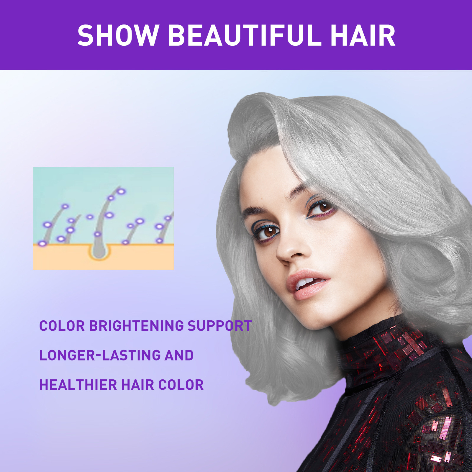 EELHOE Purple Shampoo for Blon - огляд і ціна Hair Care Nature