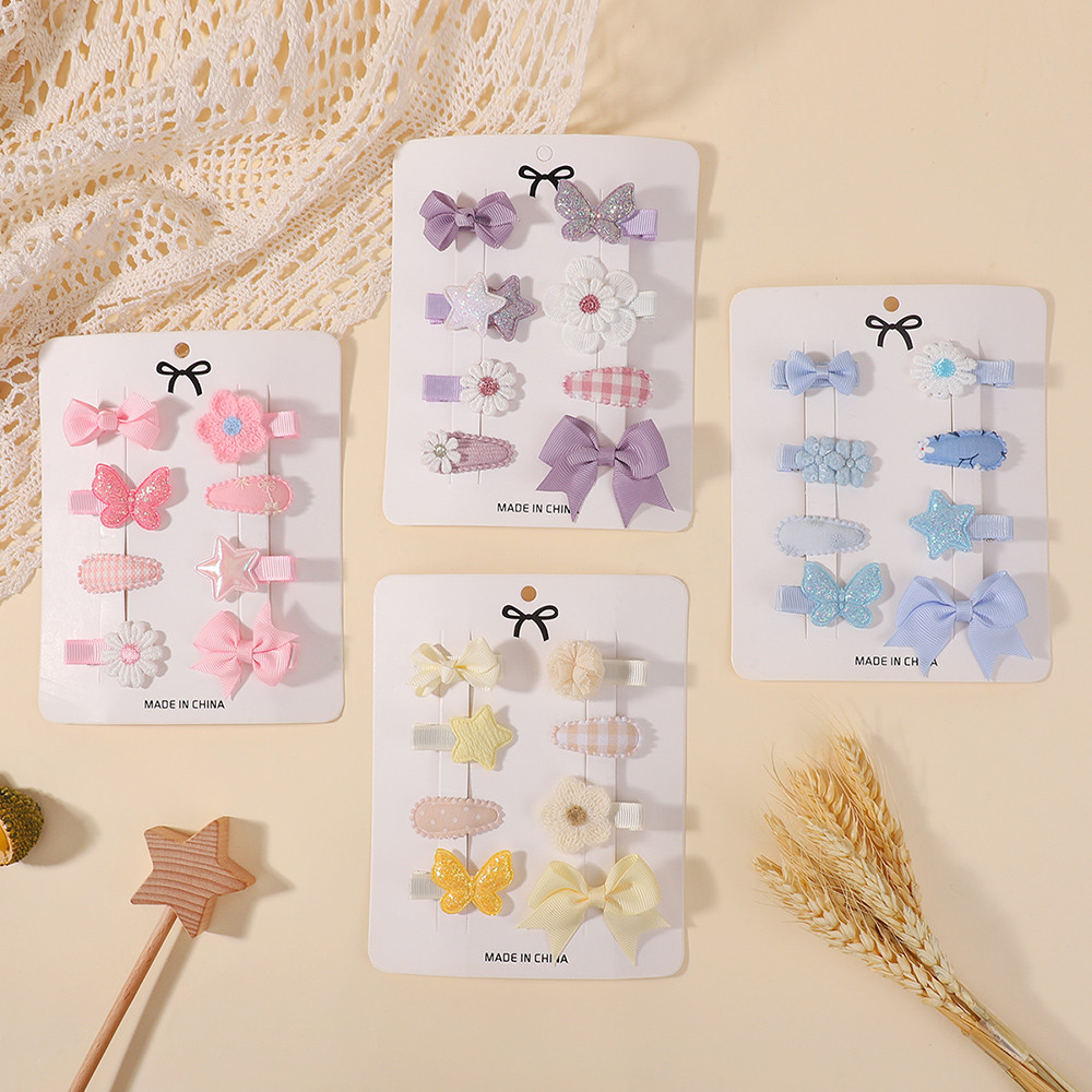 8Pcs/Set Girls Barrette Haircl - огляд і ціна Hair Care Gift Set