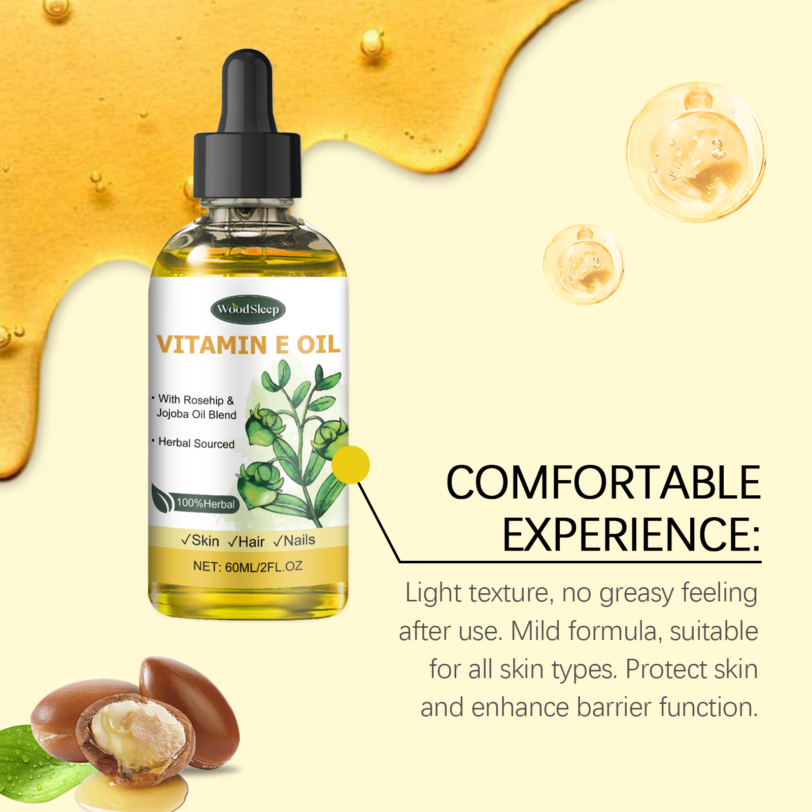 60ml Natural Vitamin E Essenti - огляд і ціна Hair Care Vitamin E