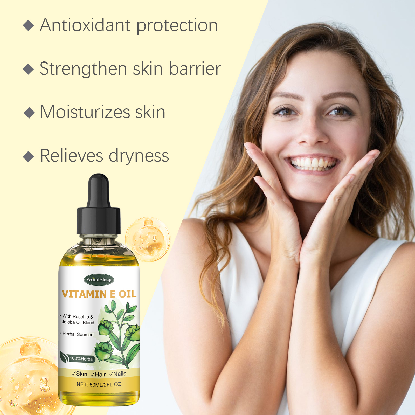 60ml Natural Vitamin E Essenti - огляд і ціна Hair Care Vitamin E