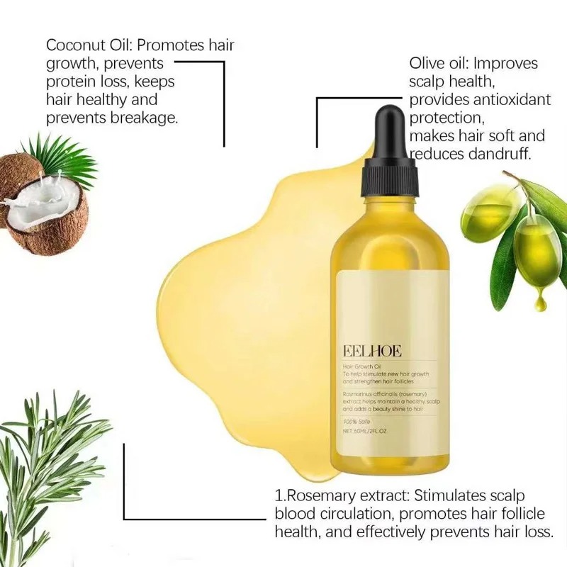 1/2/3pcs Natural Hair Growth O - огляд і ціна Caffeine Hair Serum