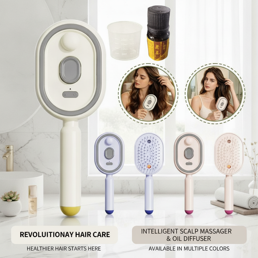 Electric Spray Comb Set with A - огляд і ціна Hair Care Is Self Care