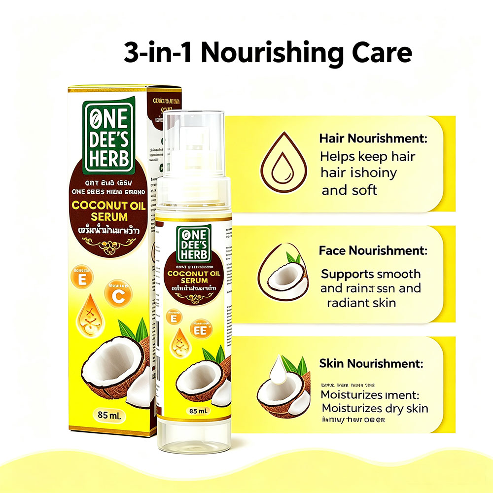 Thailand One Dee's Herb Coconu - огляд і ціна Hair Care Vitamin E