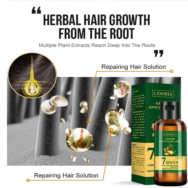Ginger Hair Growth Products Fa - огляд і ціна Caffeine Hair Serum