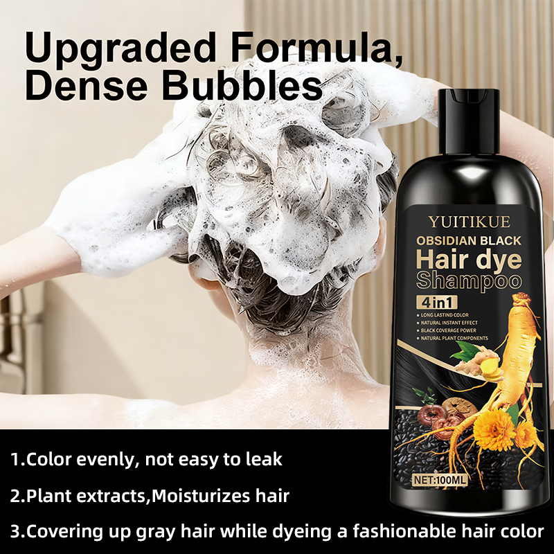 Obsidian Black Hair Dye Shampo - огляд і ціна Purple Toning Shampoo
