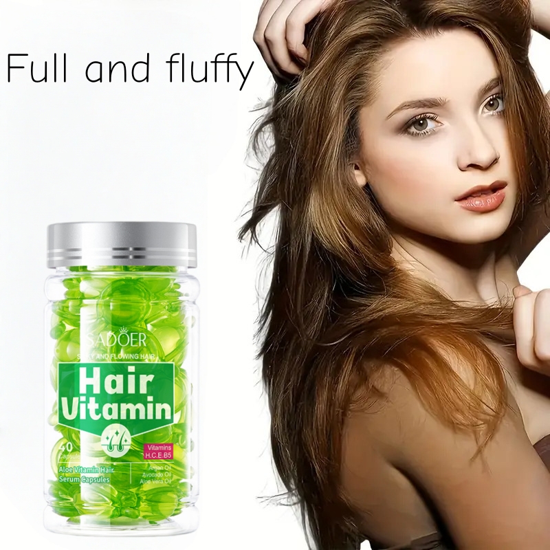 40Pcs Aloe Vera Vitamin Hair C - огляд і ціна Hair Care Vitamin E