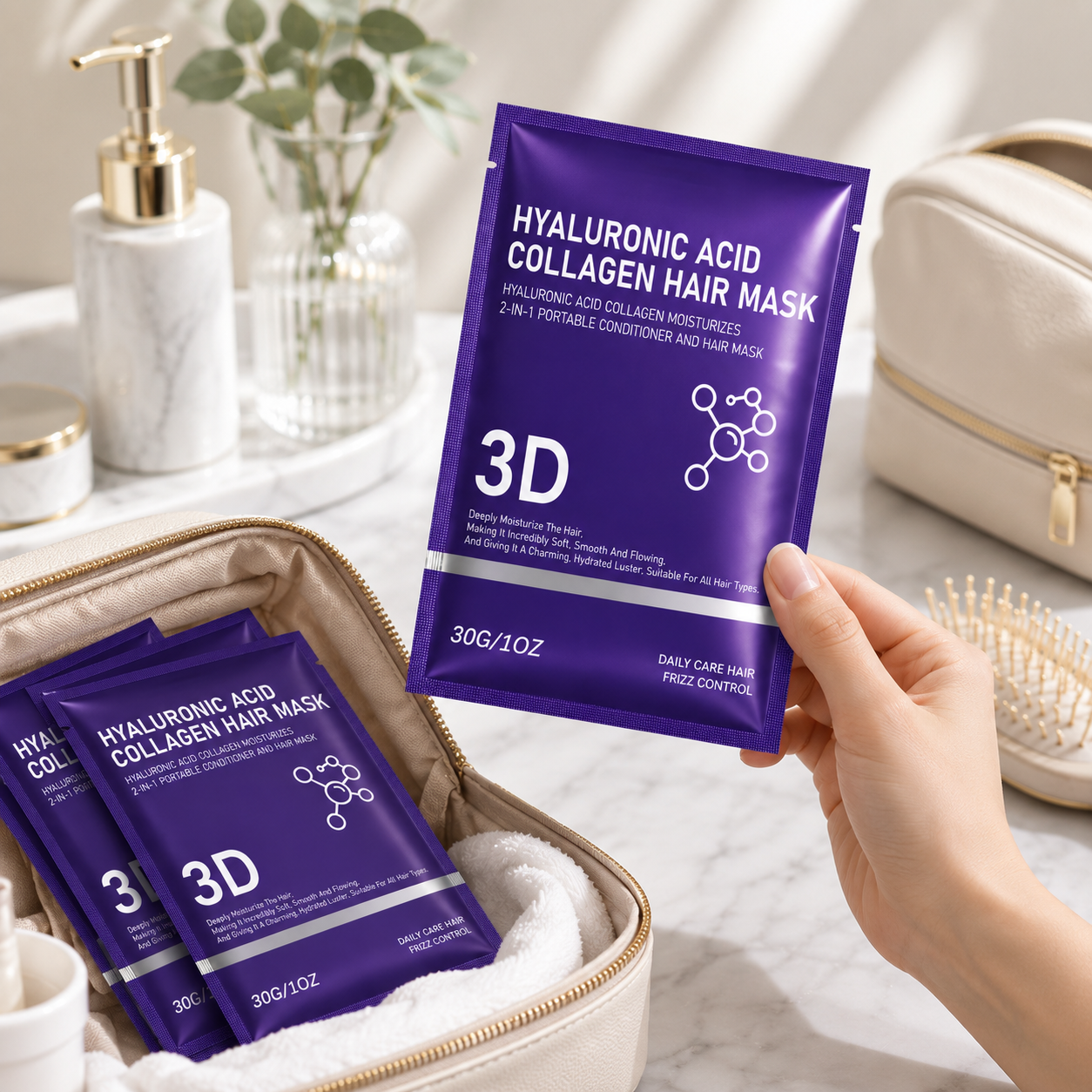 2/3/5 pack Hyaluronic Acid Hai - огляд і ціна Hair Care Hair Mask