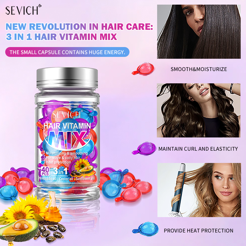 40pcs Mix Hair Vitamin Capsule - огляд і ціна Hair Care Vitamin E