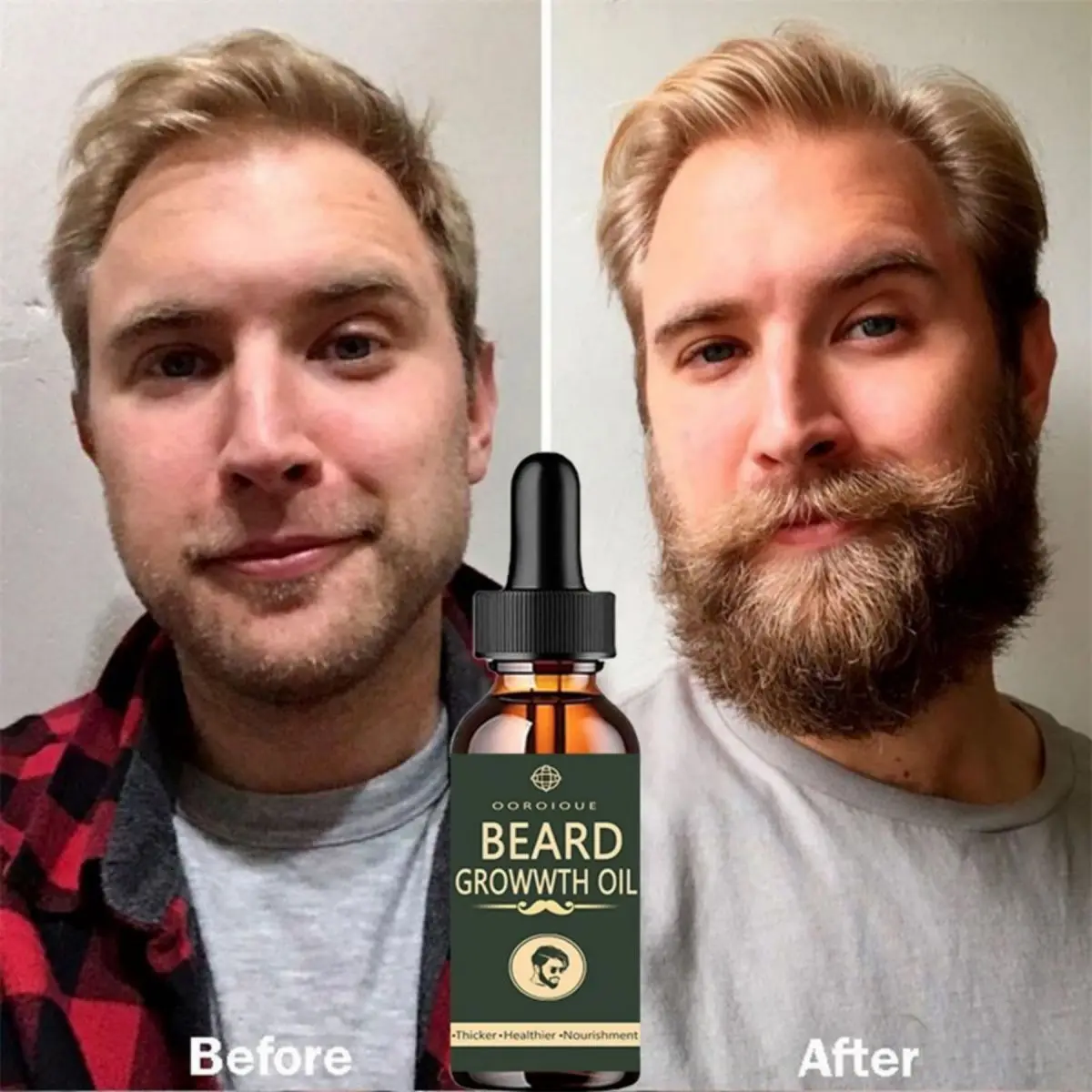 Fast Beard Growth Oil Beard Oi - огляд і ціна Caffeine Hair Serum